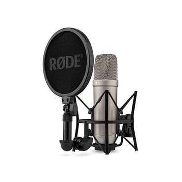 Rode NT1 A Condenser Microphone with Wire Pop Filter and Stand
