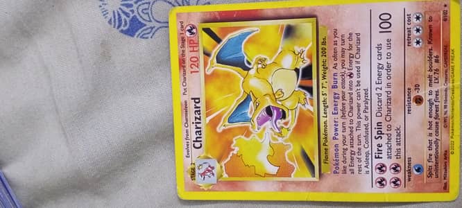 Charizard Pokémon card used