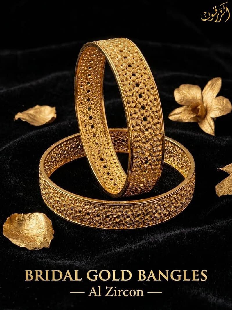 gold plated bangles 1