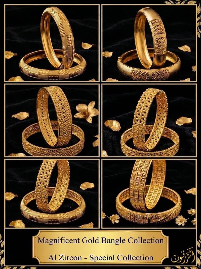gold plated bangles 6