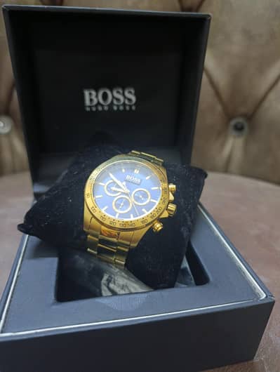 Original Hugo Boss Chronograph Watch - Box and Extra links Included