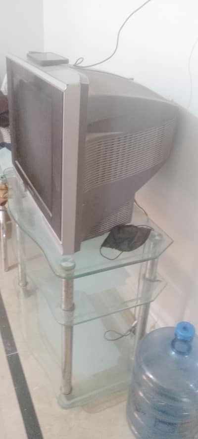 TV with trolly for sale