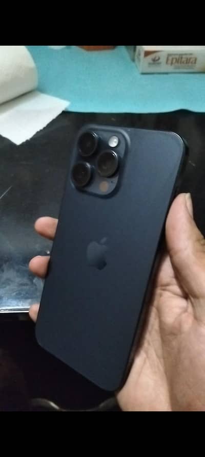 Apple iPhone 15 pro max non PTA with box cable water pack