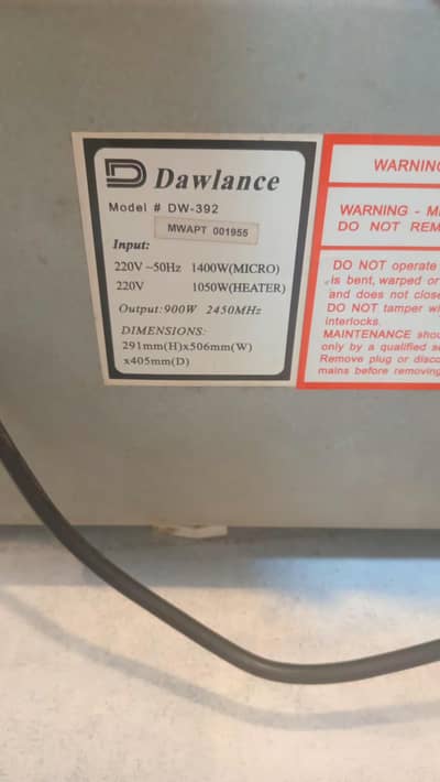 microwave oven