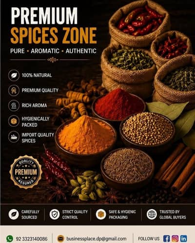 Premium Spices & Raw Material – Whole & Powdered Masalay contact