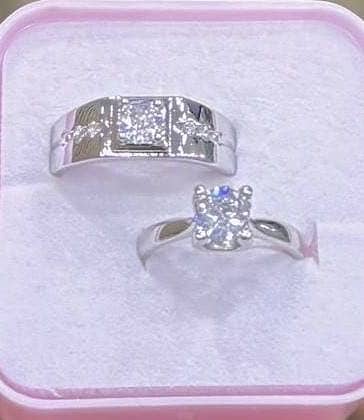 Silver color ring 0