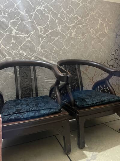 Pair of wooden chair