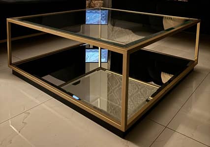centre glass table