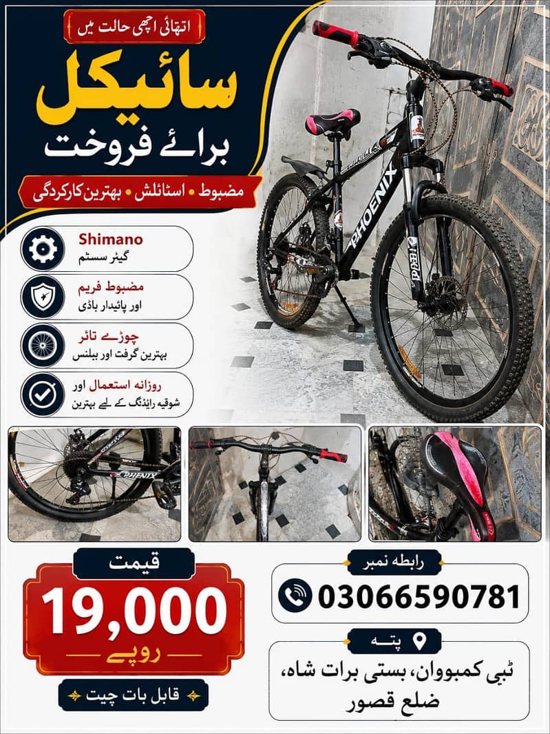 MTB Phoenix Cycle گئیر سسٹم 0