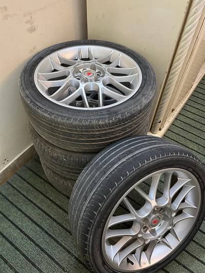 17 inch multi pcd rims (without tyres)