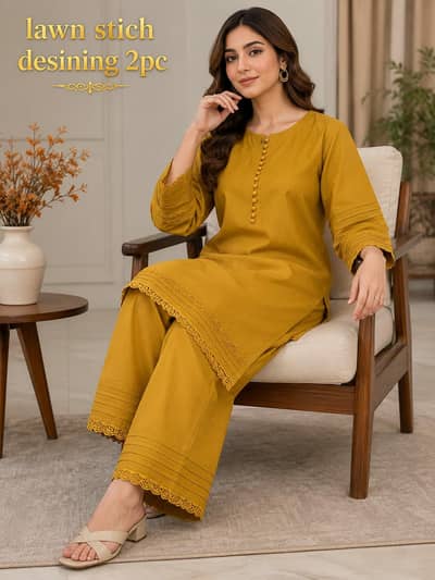 Doria Lawn Premium Design 2PC
