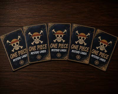 5 one piece cards which include Rare,Super Rare and SSR