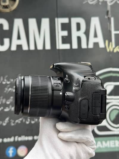 Canon 600D + 18-55mm  (Bag,Battery, Charger)