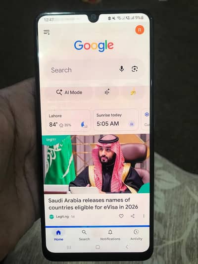 Samsung Mobile A32 minor shade