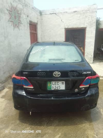 Toyota Corolla Altis 2013 contact 03707101195