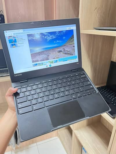 lenovo Chromebook 4 32 11.6 inch display grey color