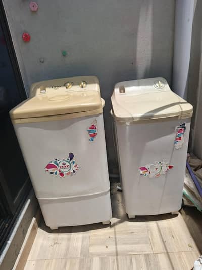 Toyo Washing Machine & Dryer Set – Good Working Condition