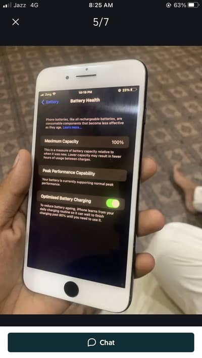 7plas 256gb pta approved back camera isoo baki all ok panal original