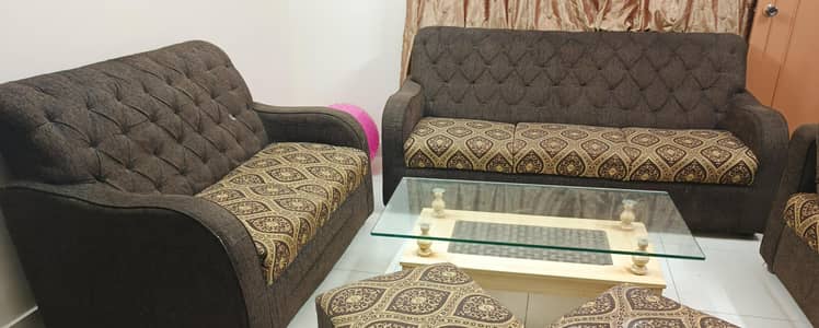 Complete Sofa Set + Drawing Room Furniture
