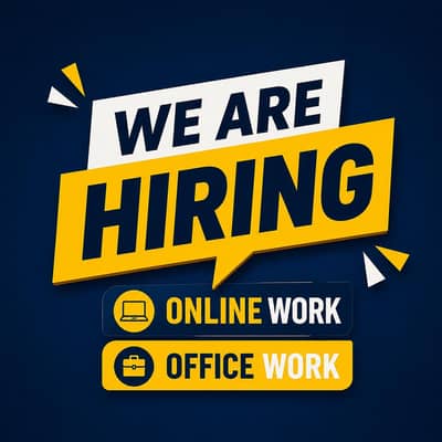OFFICE WORK AND PART TIME WORK AVAILABLE FOR MALES AND FEMALES