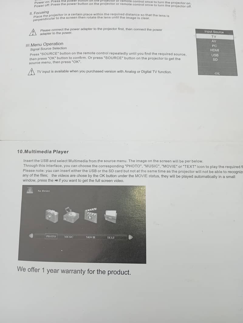 Projector Target 4