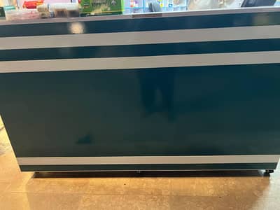 Racks and counters for sale.