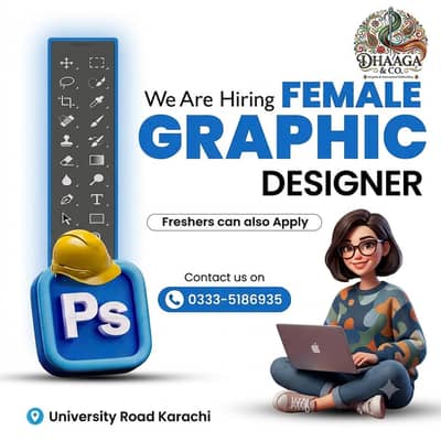 Hiring Female Graphic Designer