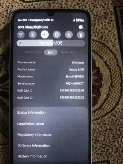 mo5 Samsung urgent sale need money.