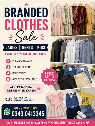  Branded Clothes Sale | Ladies, Gents & Kids | Best Prices