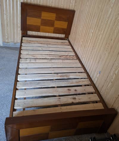 Wooden Single Bed