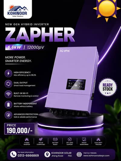 knox inverter/solar inverter/zapher pv 12000 6.6 kw/solar panels