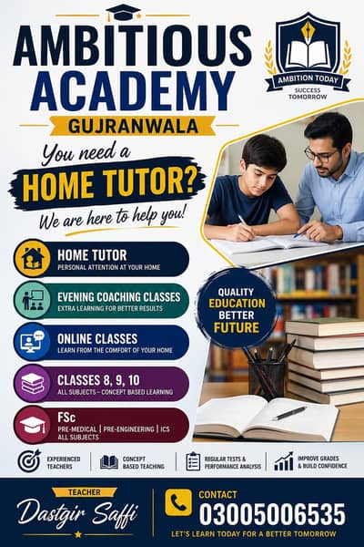 Home Tutor Available