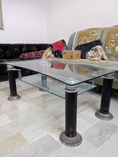 Glass Center Table / Coffee Table, Drawing Room Furniture