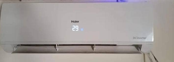 Haier 1.5 ton DC inverter heat and cool totally genuine