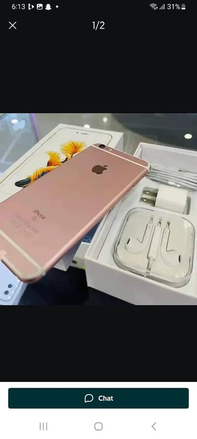 Apple iPhone 6S Plus PTA approved with box my WhatsApp 0348/67/27/162