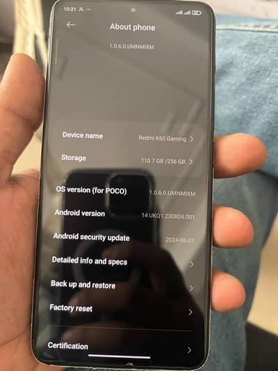 Redmi k60
