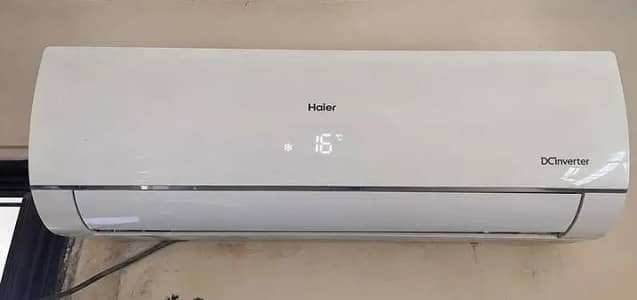 Haier 1.5 ton DC inverter heat and cool totally genuine