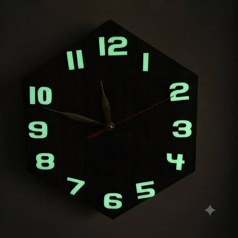 MDF clock 4