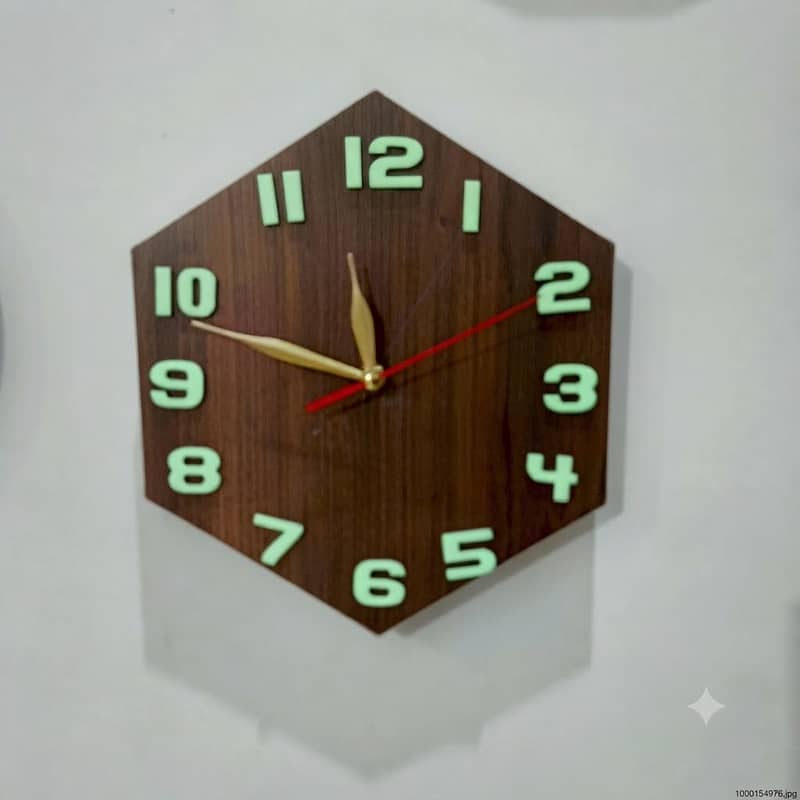 MDF clock 5