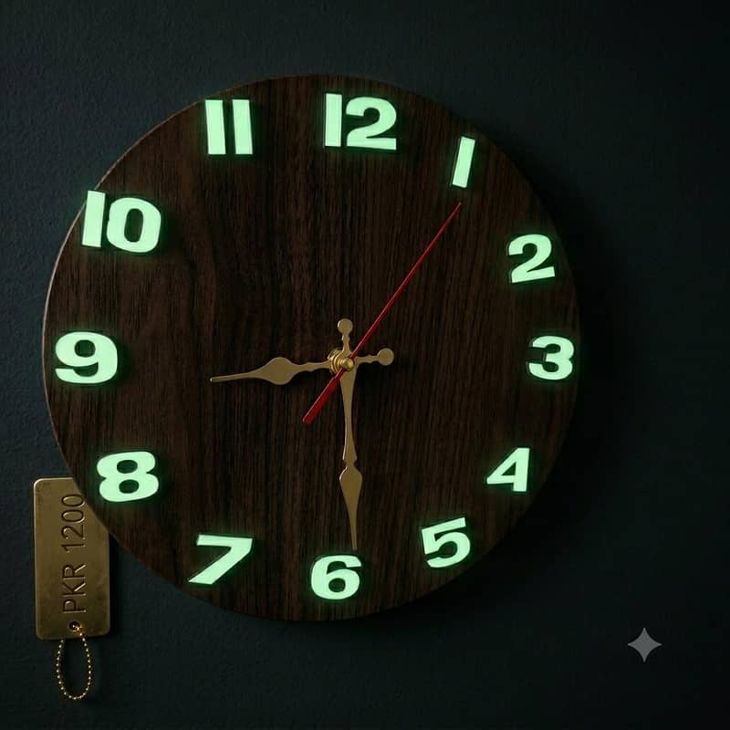 MDF clock 6