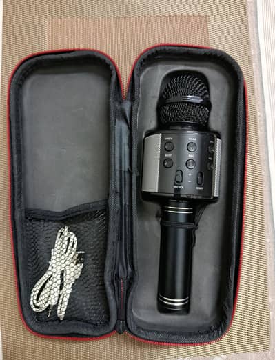 WS-858 Bluetooth Speaker And Mic (Multifunctional)