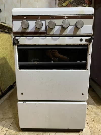 ELBA 4 Burner Gas Stove with Oven – Working Condition