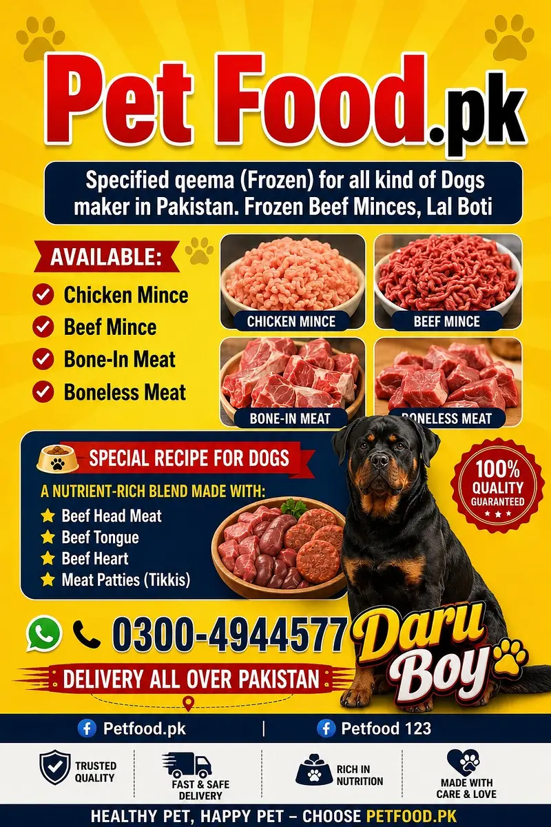 Premium Raw Dog Food – Fresh & Healthy Pet Nutrition