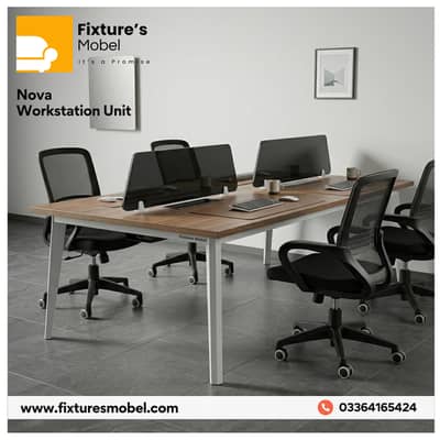 Office Workstation, Workspace Solutions Office Furniture,4 & 6 Persons