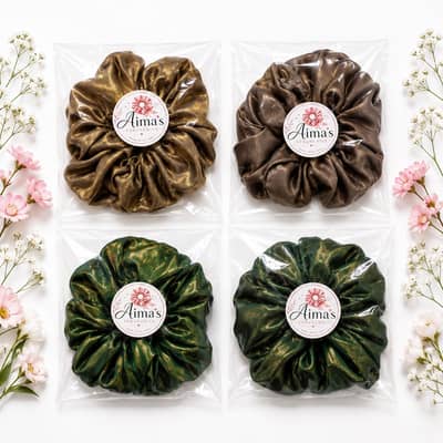 Aima's Scrunchies. . . . . . Pack of 4