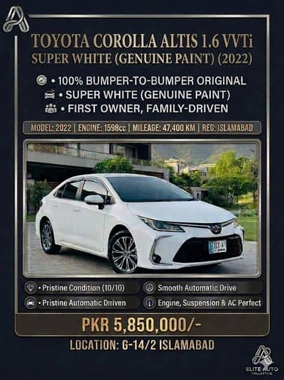 Toyota Corolla Altis 2022