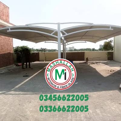 Wall mounted garage canopy shade l Car roof shade l Cafe roof shade