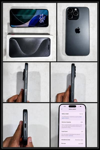 Apple iPhone 15 Pro Max 256GB JV Non-pta 10/10 86% battery health