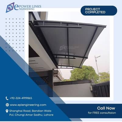 Wall/Pole Mounted PVC Tensile Shades