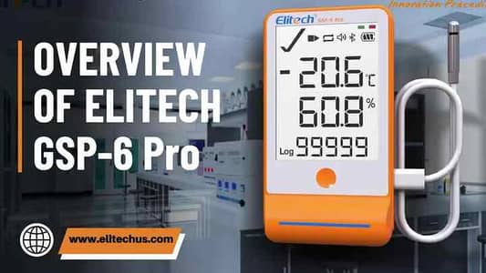 Elitech GSP-6Pro Bluetooth Temperature & Humidity Data Logger